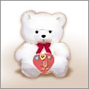 A 23'' Teddy Bear with 3oz Box of Chocolates